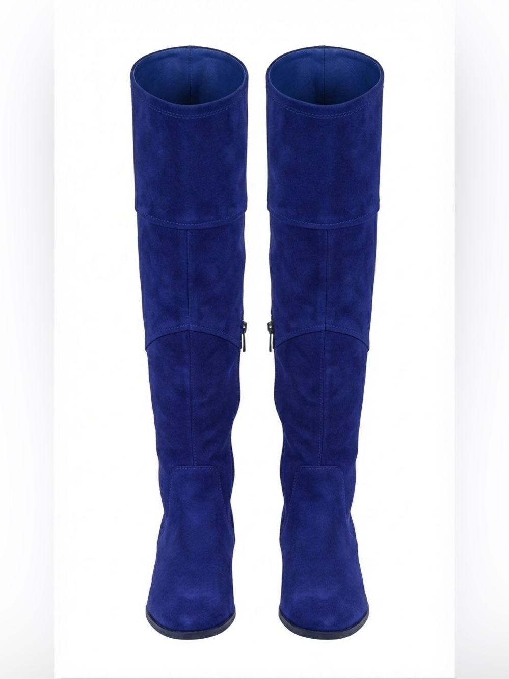 Vince Camuto Over-The-Knee Sapphire Blue Suede Boots - Size 6 1/2 M